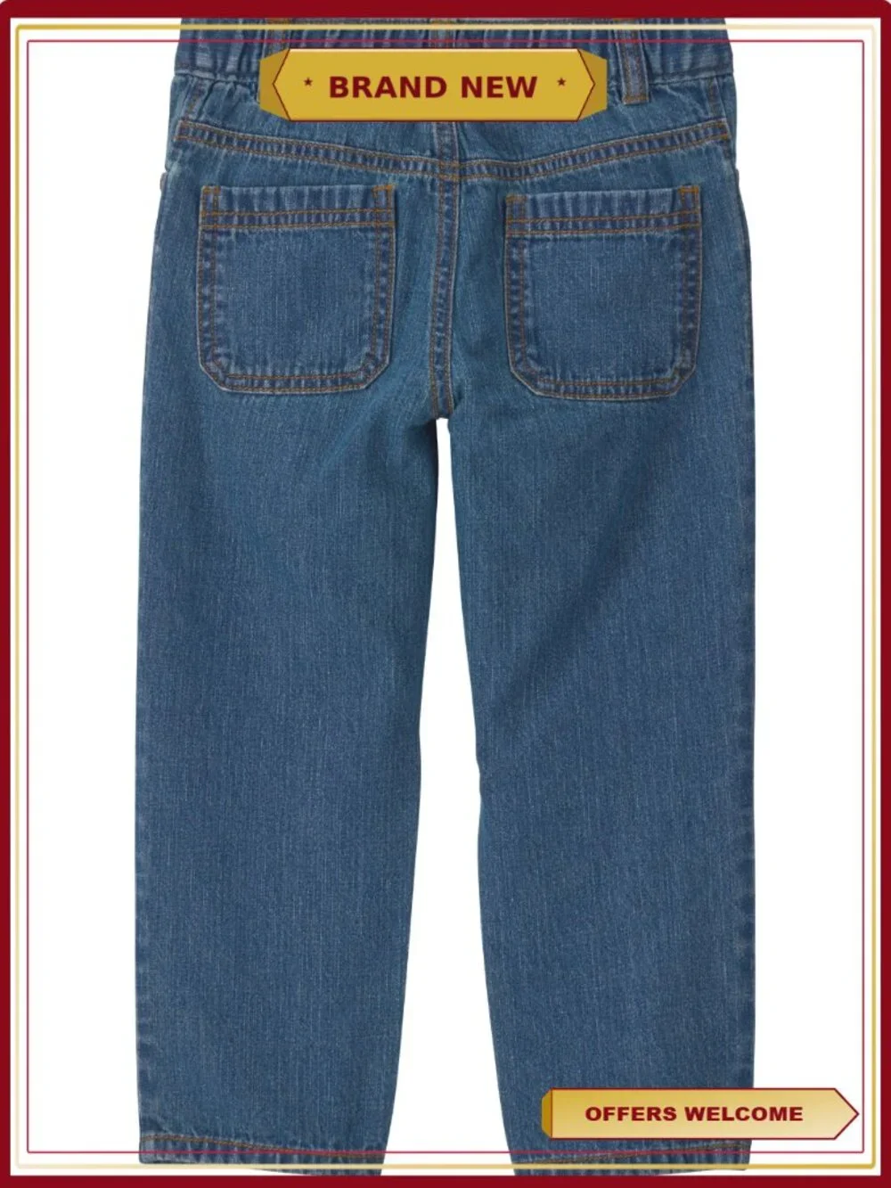 Toddler Flannel Shirt & Denim Pants Set, 5T